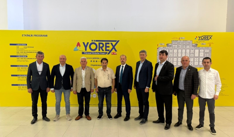 YTSO HEYETİ YÖREX YÖRESEL ÜRÜNLER FUARINI ZİYARET ETTİ