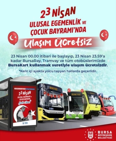 ULAŞIM ÜCRETSİZ